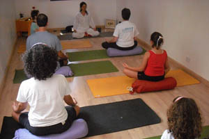 Evento junta yoga e|massagem no Bija Yoga