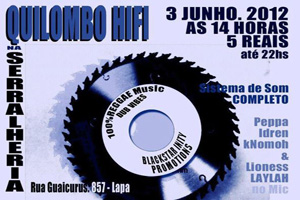 Reggae com Soundsystem|no Serralheria