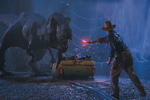 Cine na Praça exibe filme de dinossauros