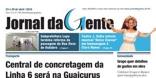 Jornal da Gente – Edição 710 – 23 a 29 de abril de 2016