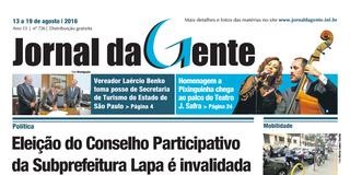 Jornal da Gente – Edição 726 – 13 a 19 de agosto de 2016