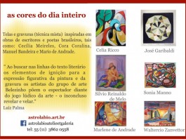 Exposição ‘As Cores do Dia Anterior’ reúne 18 obras