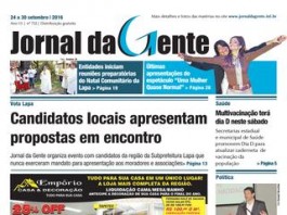 Jornal da Gente – Edição 732 – 24 a 30 de setembro de 2016