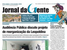 Jornal da Gente – Edição 737 – 29 de outubro a 4 de novembro de 2016