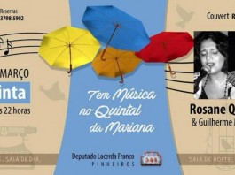 Rosane Queiroz faz show de MPB