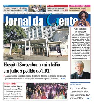 Jornal da Gente – Edição 768 – 17 a 23 de junho de 2017