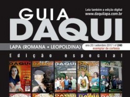 Daqui Lapa – Edição 240 – Setembro de 2017