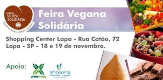 Instituto Surya Solidária promove a 1ª Feira Vegana no Shopping Lapa