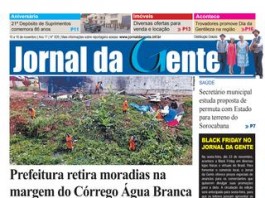 Jornal da Gente – Edição 839 – 10 a 16 de novembro de 2018