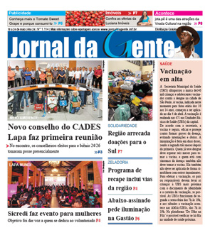 Jornal da Gente – Edição 1114 – 18 a 24 de maio de 2024