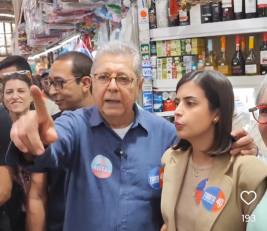 ELEIÇÕES 2024  Tábata Amaral e Eliseu Gabriel fazem caminhada na Lapa