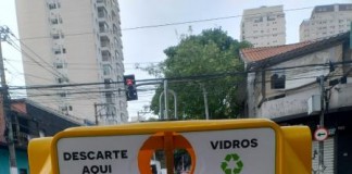 Novo ponto para reciclagem de vidros na Romana