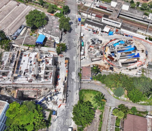 Obras das estações Perdizes e Água Branca são as mais adiantadas da Linha 6 do Metrô