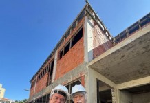 Lideranças e moradores participam de vistoria em obras da UBS Vila Ipojuca