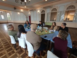 Vereadora Marina Bragante visita União Fraterna e organiza sessão solene para o centenário