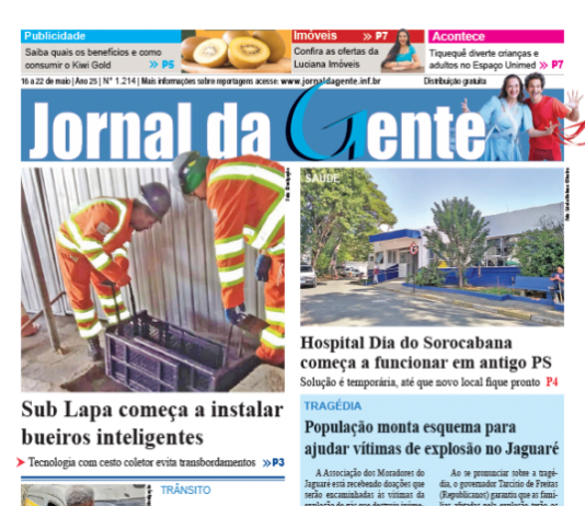 Jornal da Gente – Edição 1214 – 16 a 22 de maio de 2025