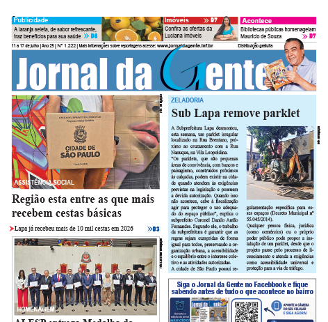 Jornal da Gente – Edição 1222 – 11 a 17 de julho de 2026