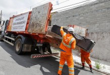 Operação Cata-Bagulho dobra quantidade de resíduos recolhidos na capital Operação Cata-Bagulho dobra quantidade de resíduos recolhidos na capital
