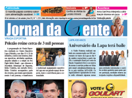 Jornal da Gente – Edição 1233 – 26 de setembro a 2 de outubro de 2026